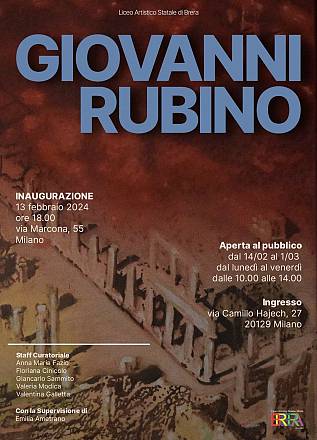 Mostra personale giovanni rubino